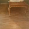 Laminate wood floors installed