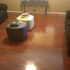 Removed carpet and installed African Jatoba wood floors